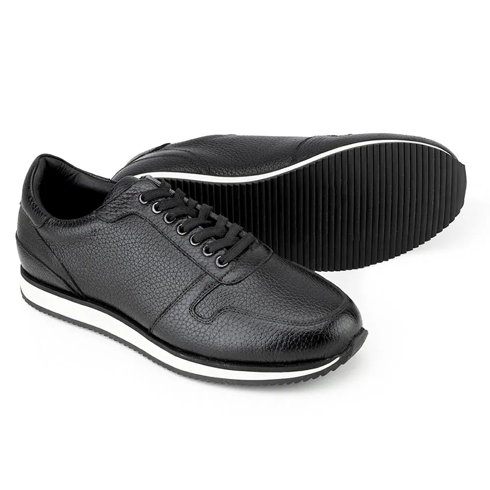 Black Milled Trainers