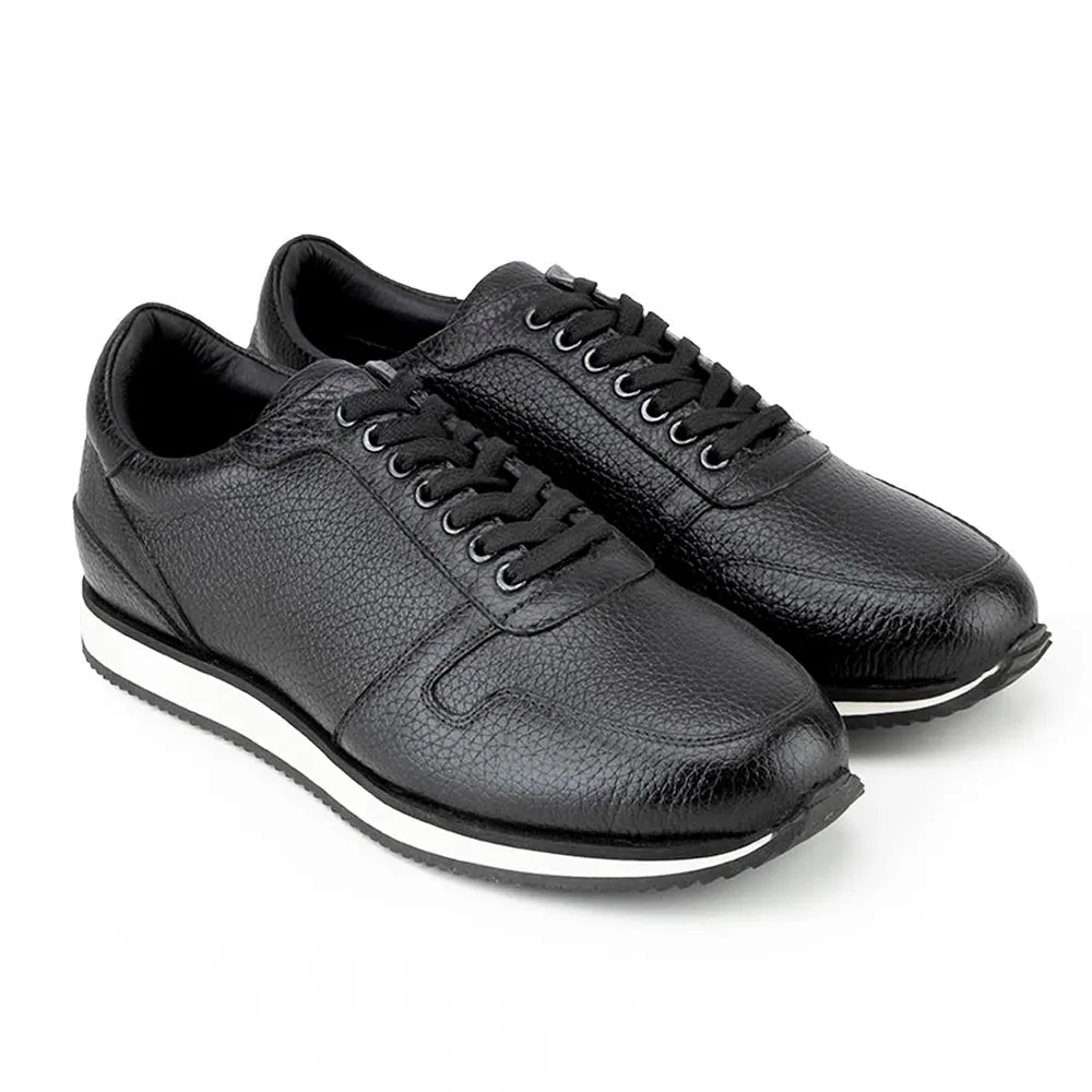 Black Milled Trainers