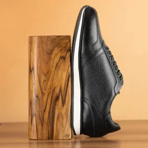 Black Milled Trainers