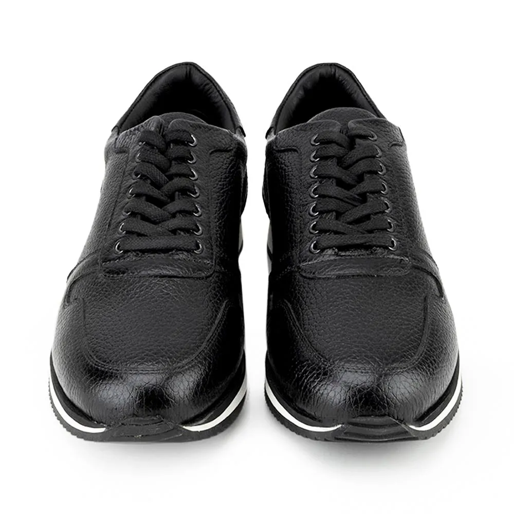 Black Milled Trainers