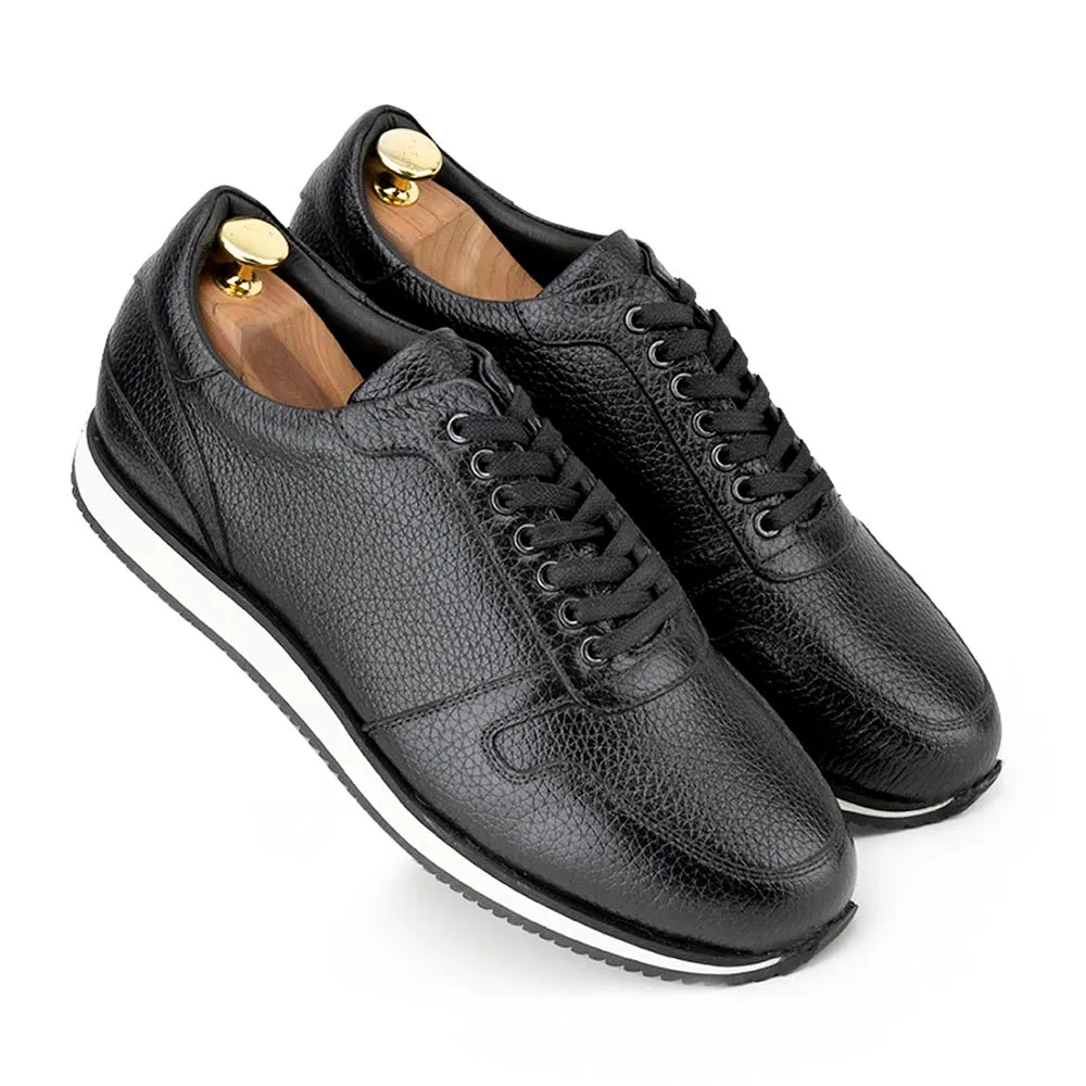 Black Milled Trainers