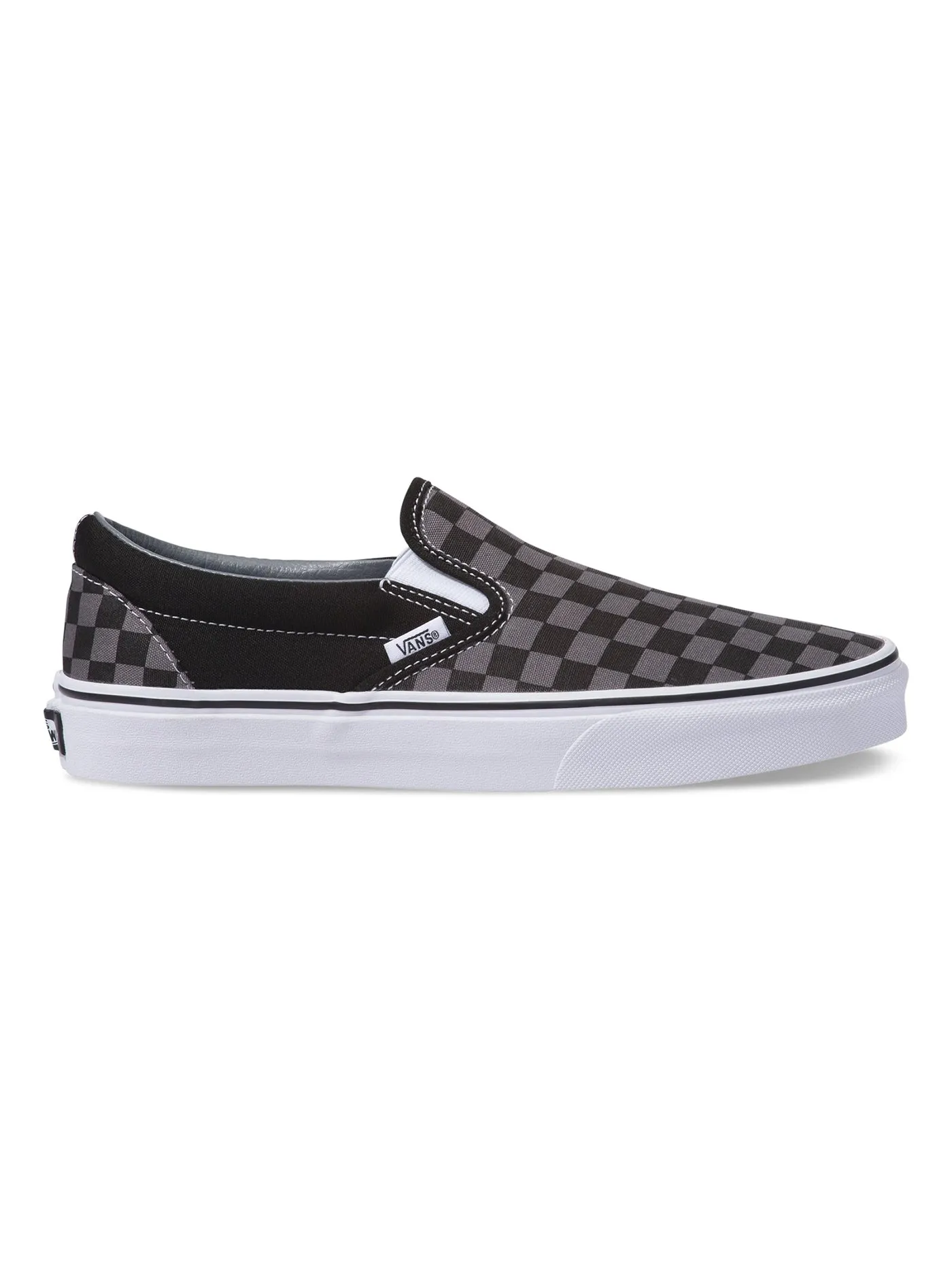 Classic Slip-On Black/Pewter Check Shoes