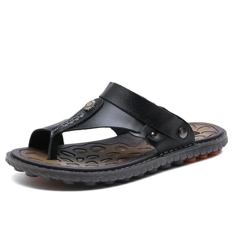 Comfy Mens Flip Flops with Back Strap