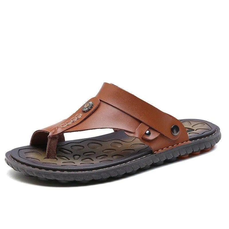Comfy Mens Flip Flops with Back Strap