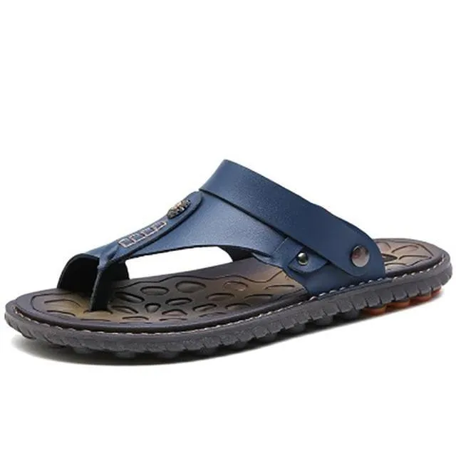 Comfy Mens Flip Flops with Back Strap