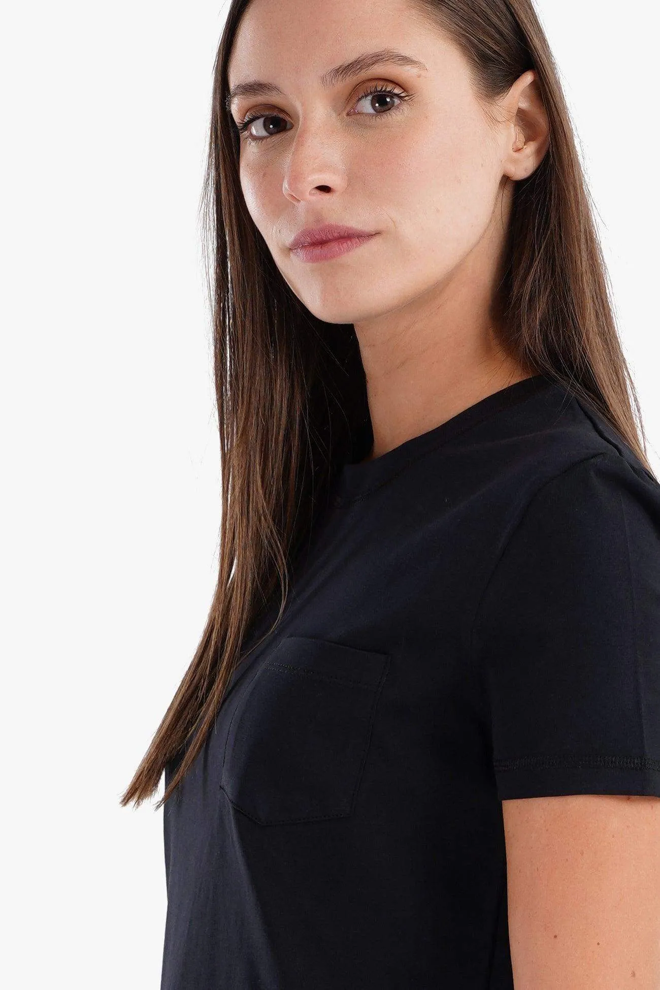 Cotton T-Shirt with Chest Pocket