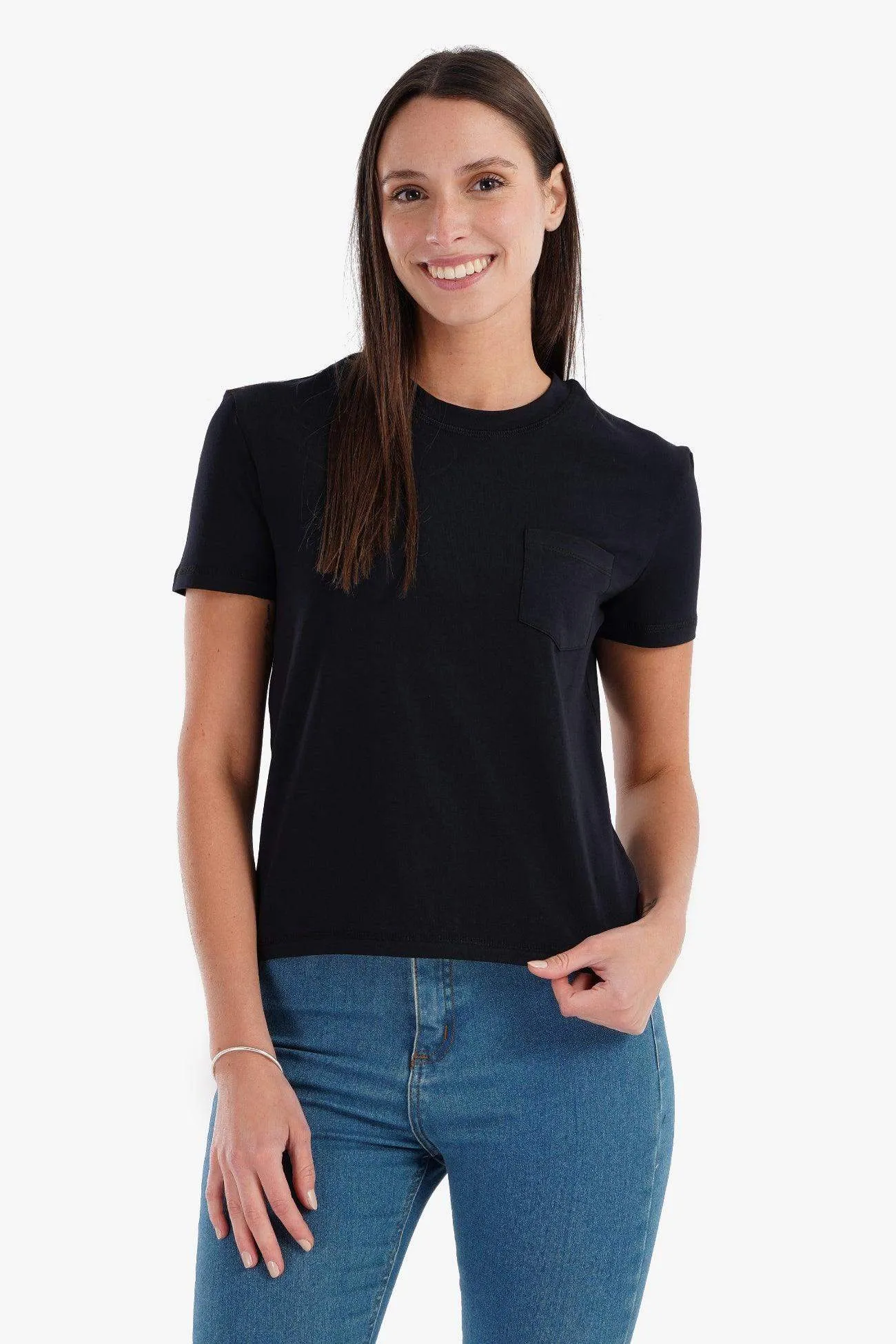 Cotton T-Shirt with Chest Pocket