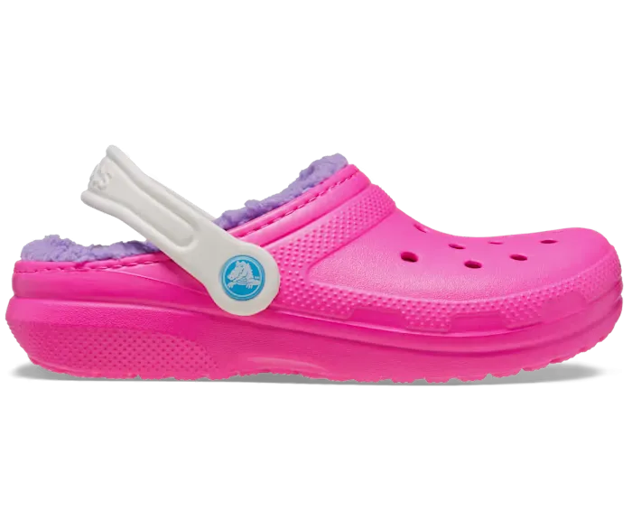 Crocs Girls Toddler Classic Lined Clog T Pink Crush/Multi