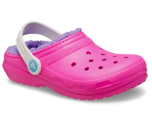 Crocs Girls Toddler Classic Lined Clog T Pink Crush/Multi