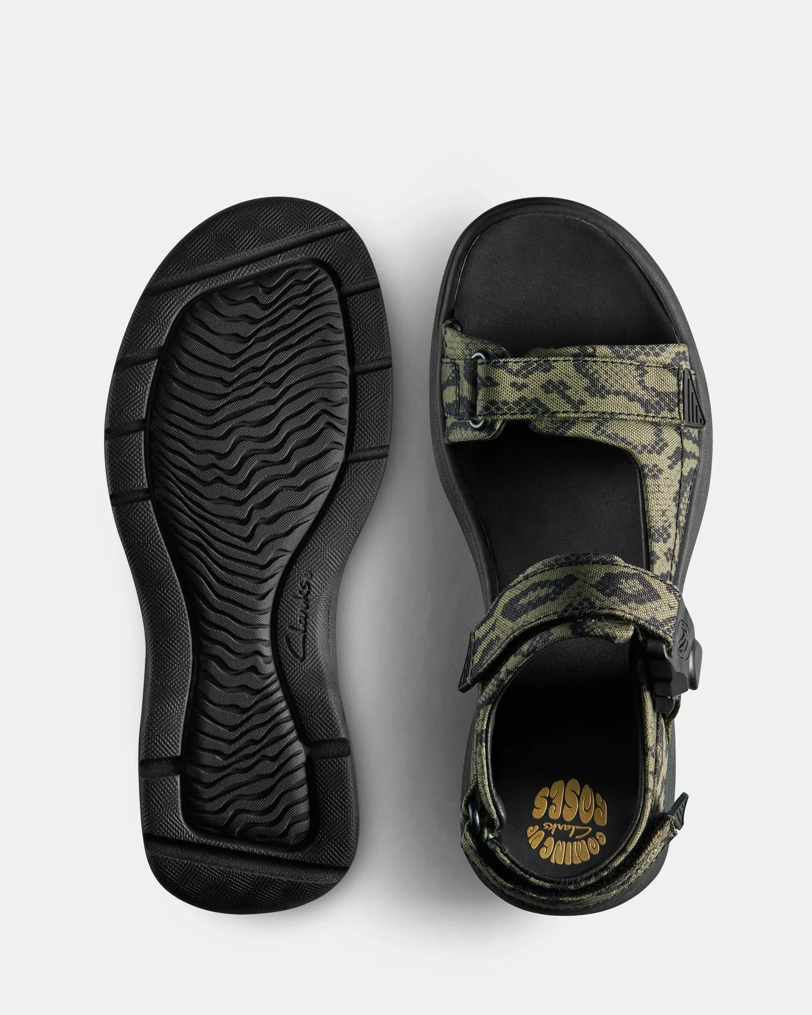 Cur Sandal 2 M Green Textile
