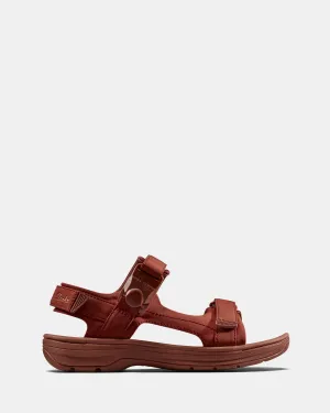Cur Sandal 2 M Oxblood Textile