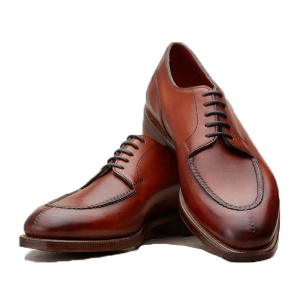 Fire Tan Leather Hamlet Derby Shoes