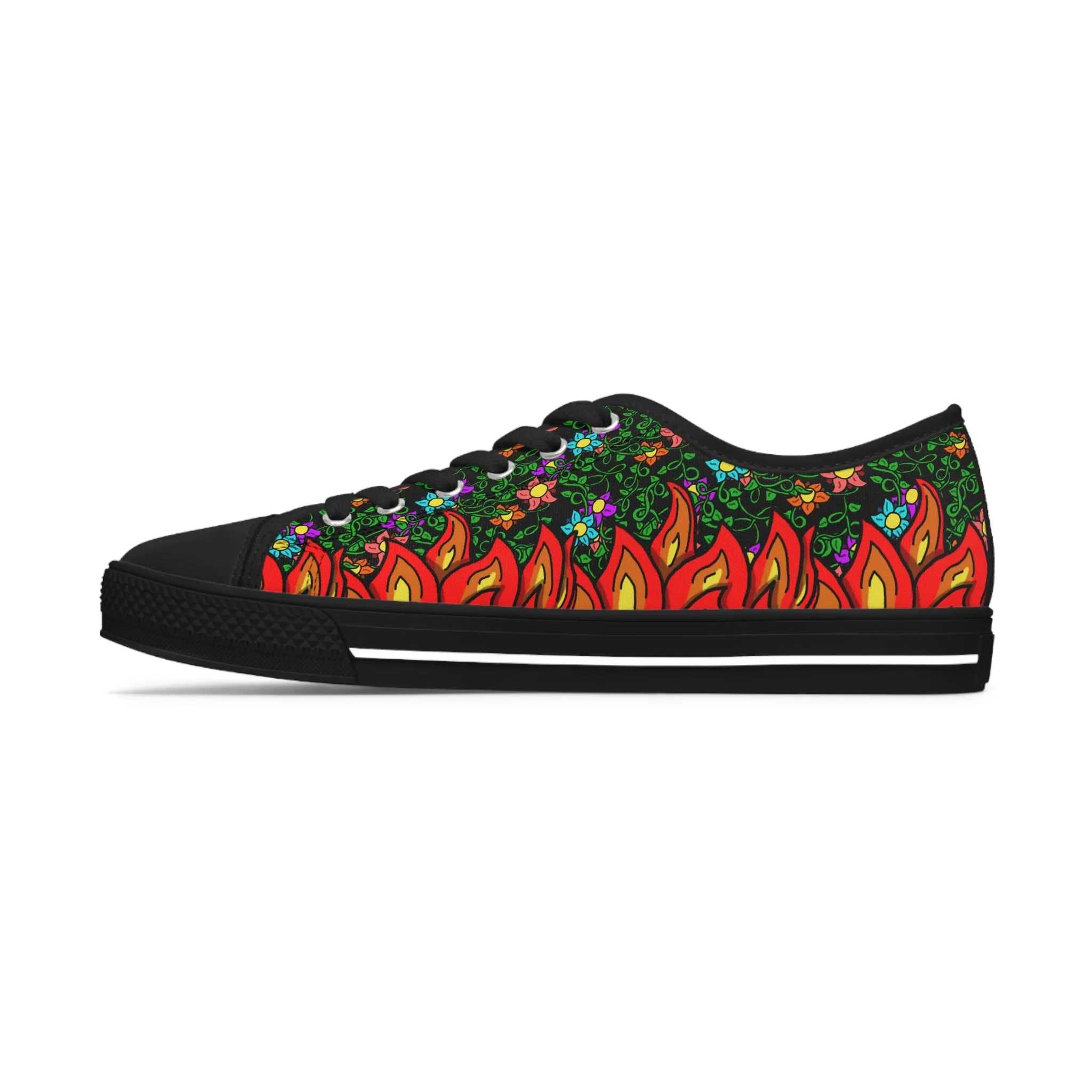 Flames & Florals Sneakers