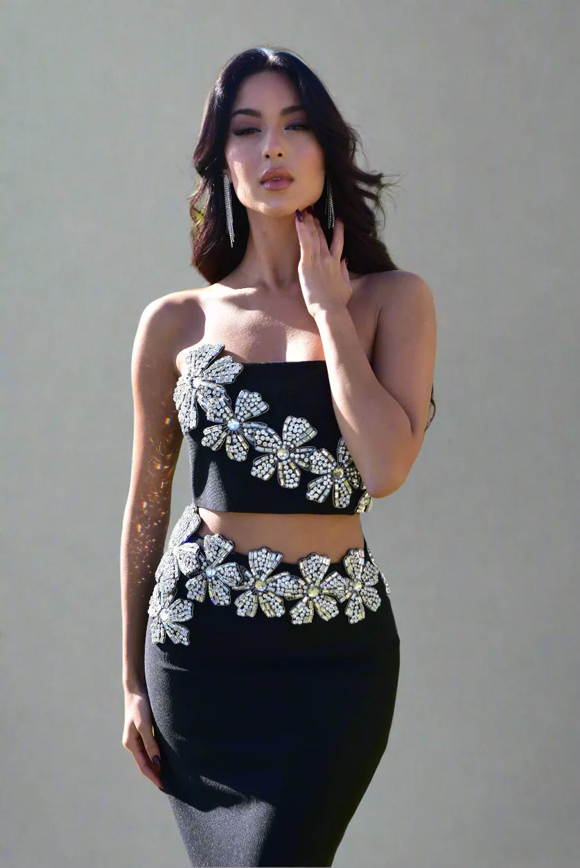 GAIA CRYSTAL EMBELLISHED BANDAGE SET