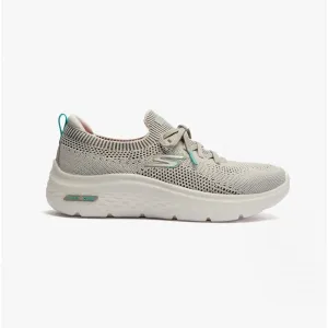GO WALK HYPER BURST-MOON WA Ladies 0 Trainers Grey/Light Blue