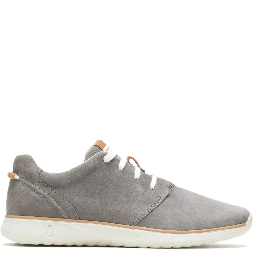 Grey Good Leather Lace-Up Trainers