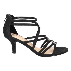 Karlette Glitter Evening Sandals