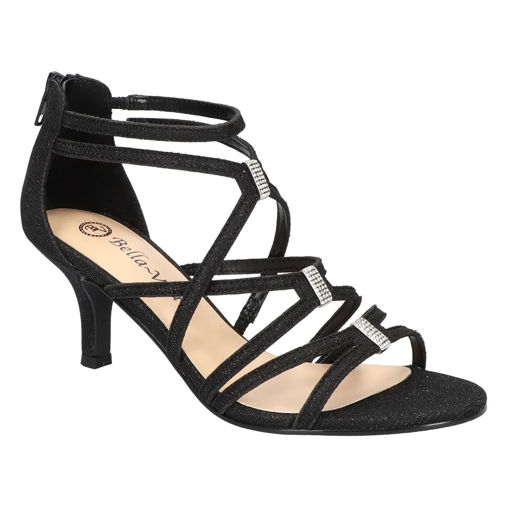 Karlette Glitter Evening Sandals