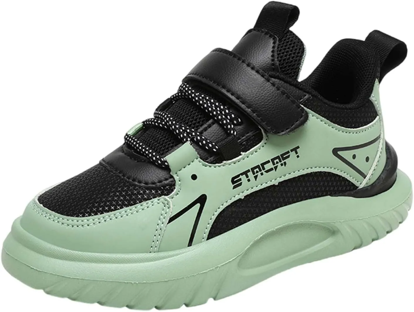 Kids Breathable Hiking Sneakers Toddler Boys Girls Athletic Casual Running Lace-Up Breathable School Trainers Shoes