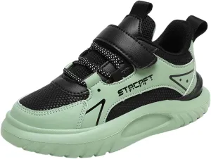 Kids Breathable Hiking Sneakers Toddler Boys Girls Athletic Casual Running Lace-Up Breathable School Trainers Shoes