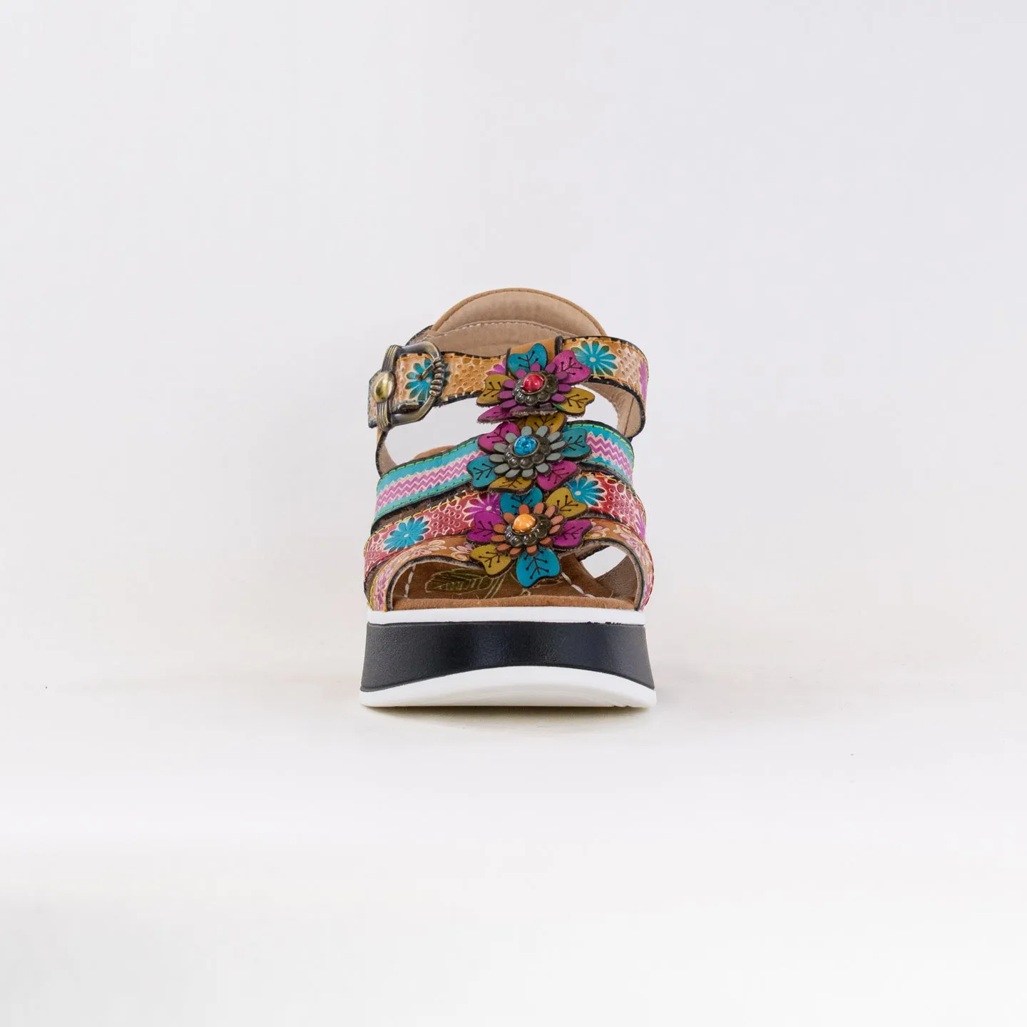 L'Artiste Floral Bloom (Women's) - Tan Multi