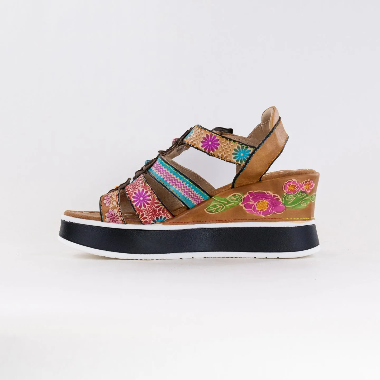L'Artiste Floral Bloom (Women's) - Tan Multi