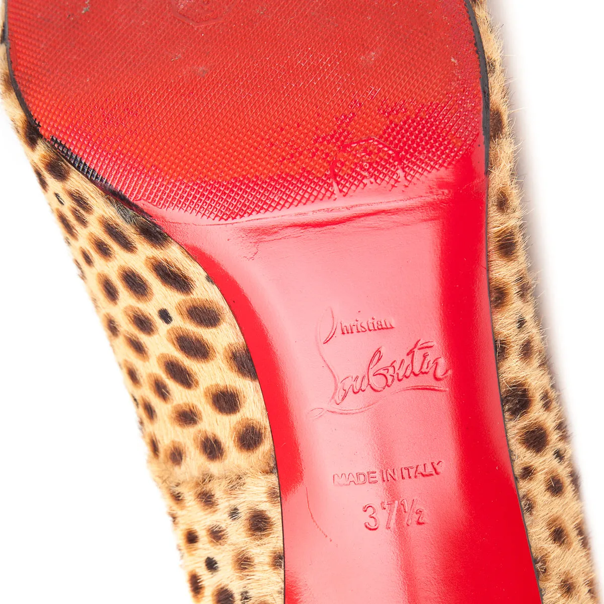 Leopard Print 80 Pumps