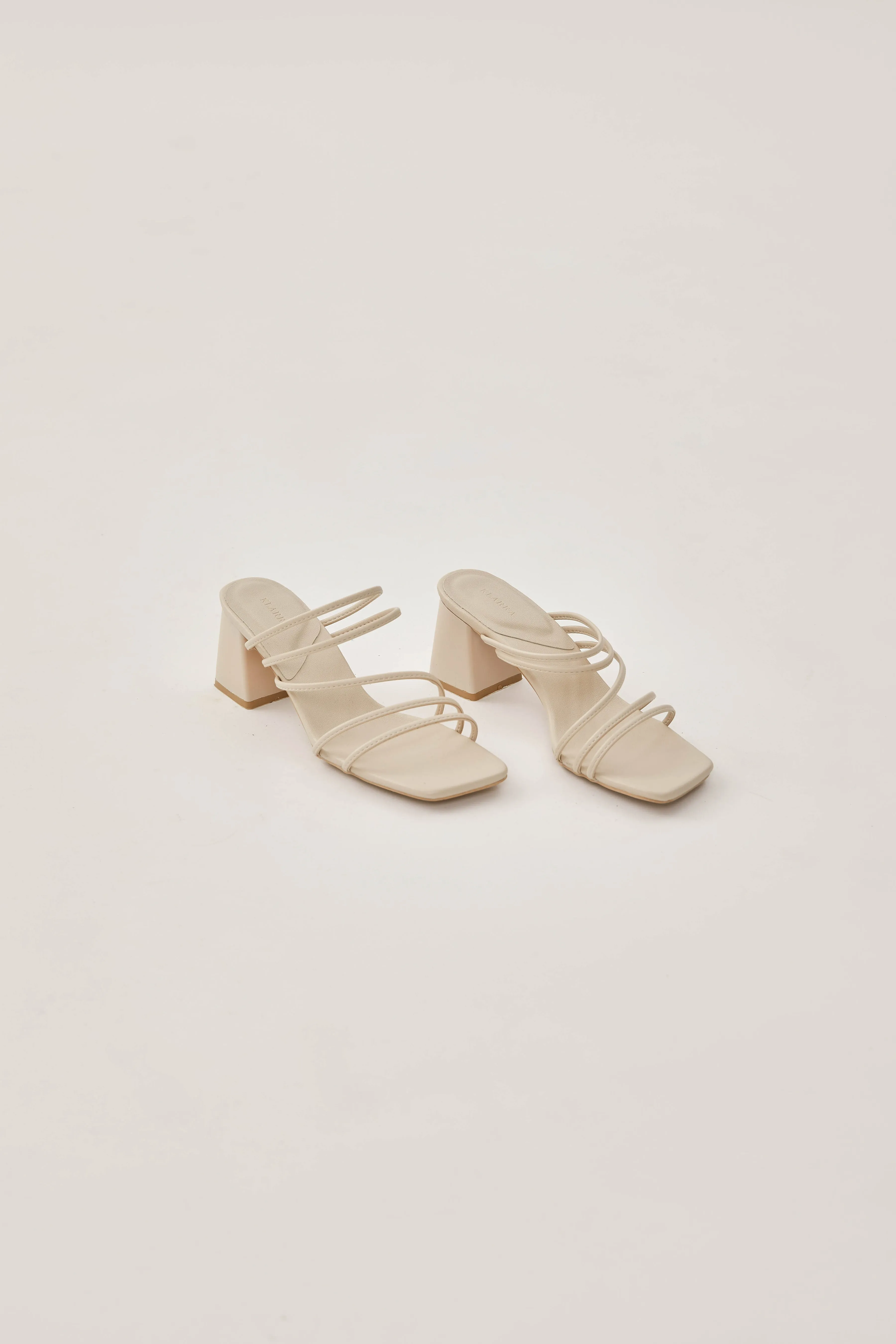 Maya Heels in Cream