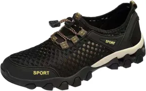 Men Hiking Shoes Outdoor Breathable Sneakers Travel Walking Shoes Casual Jogging Driving Shoes Running Shoes