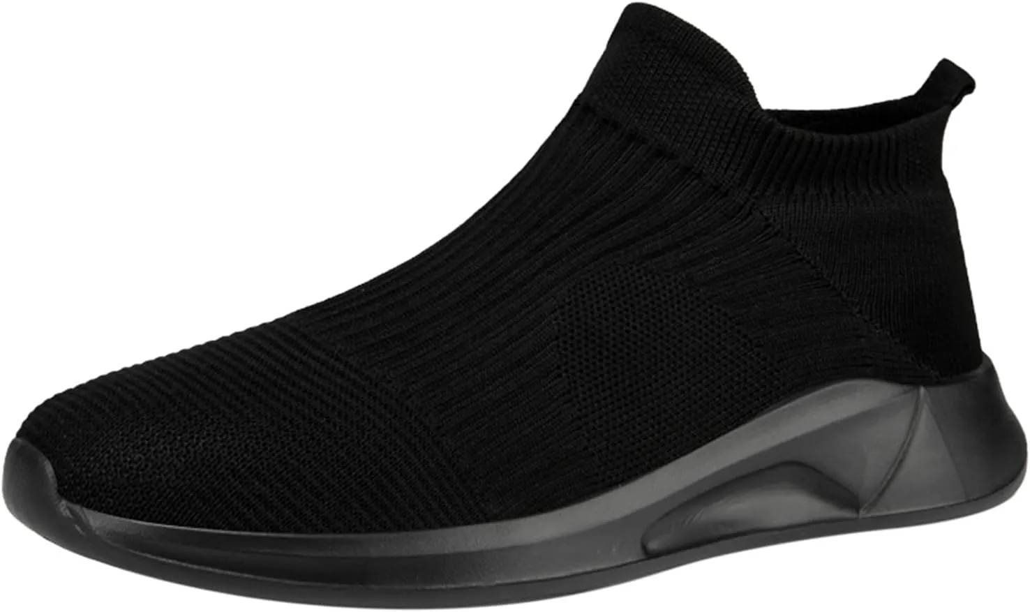 Men's Stretch Memory Foam Shoes Comfortable Breathable Lightweight Tennis Shoe Convenient Elderly Slip On Shoes