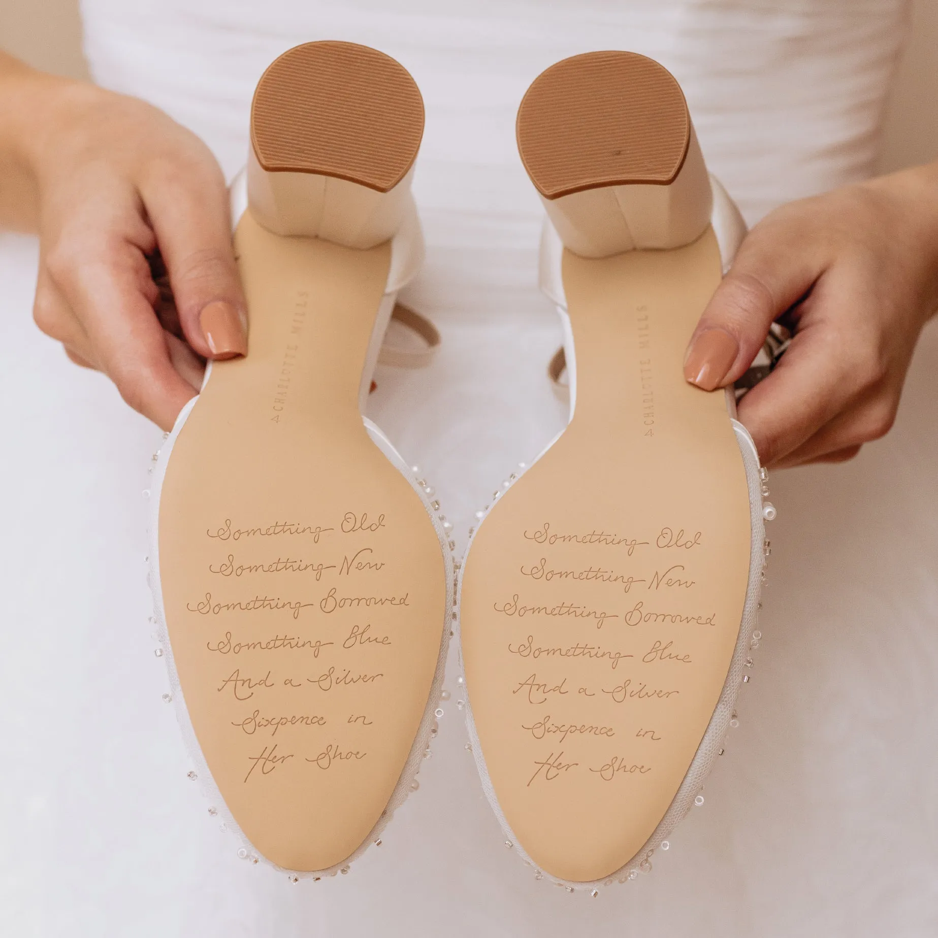 Nia - Satin Bow Bridal Kitten Heels - Ivory Pearl