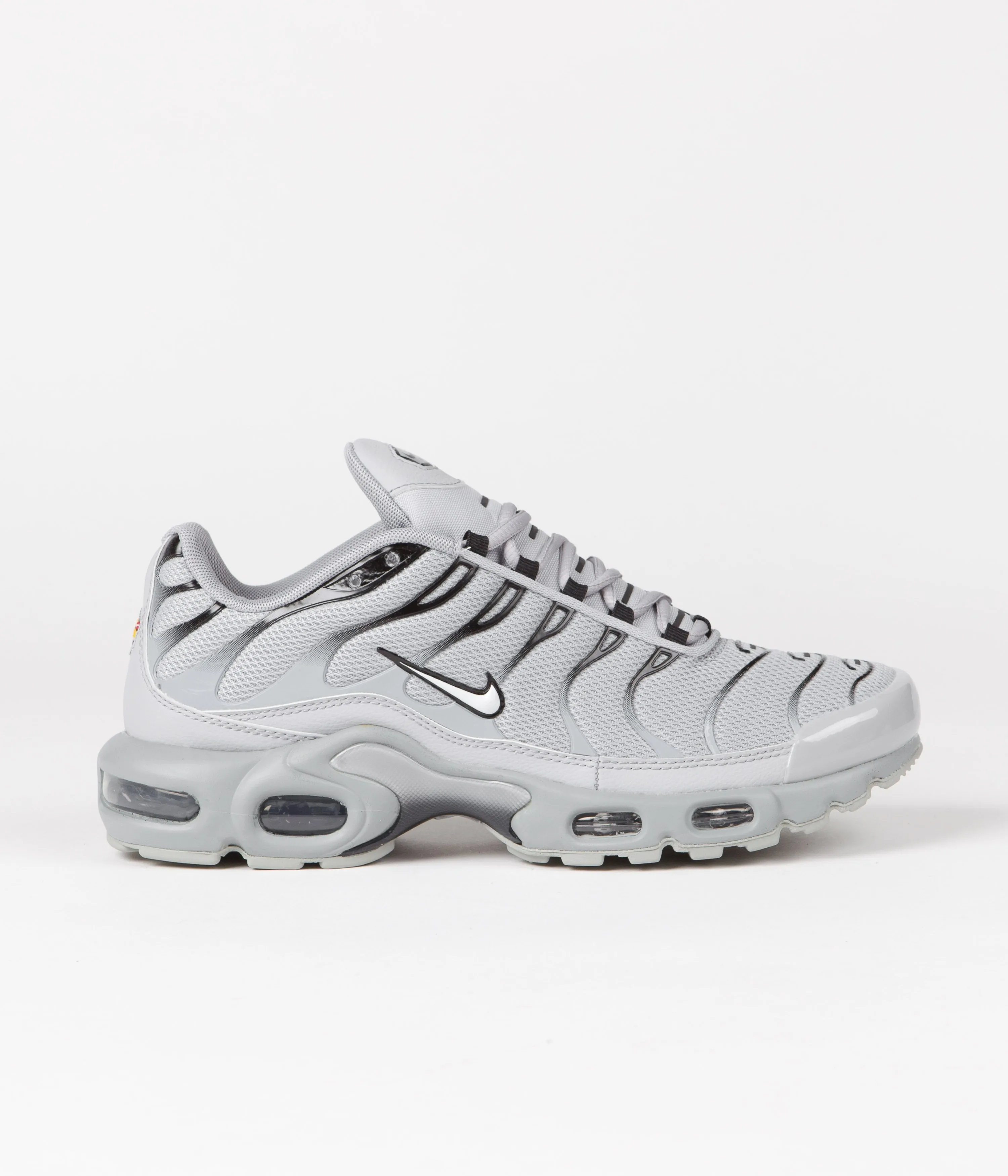 Nike Air Max Plus Shoes - Wolf Grey / White - Black