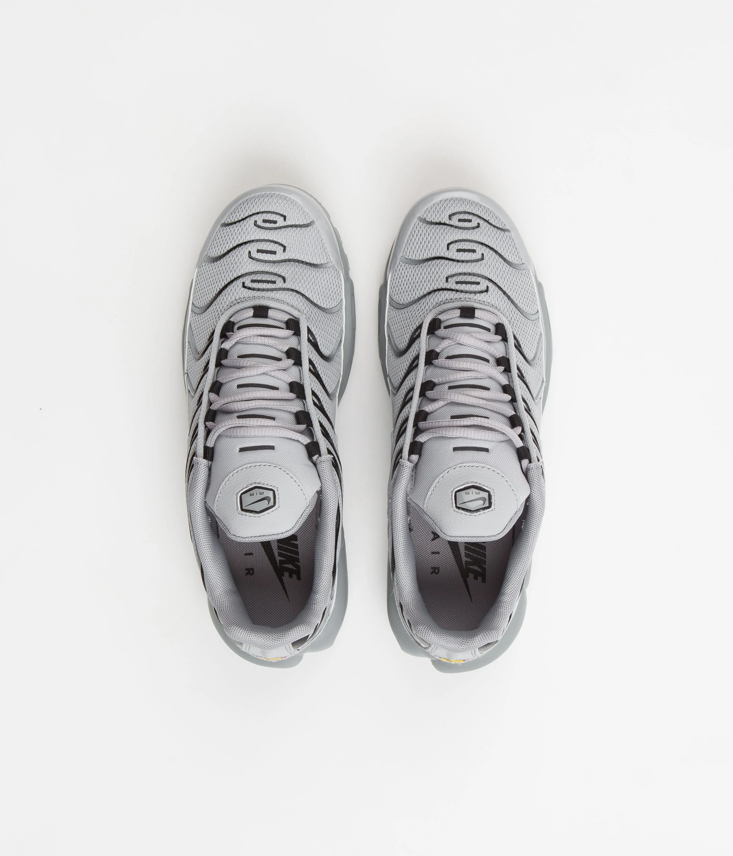 Nike Air Max Plus Shoes - Wolf Grey / White - Black