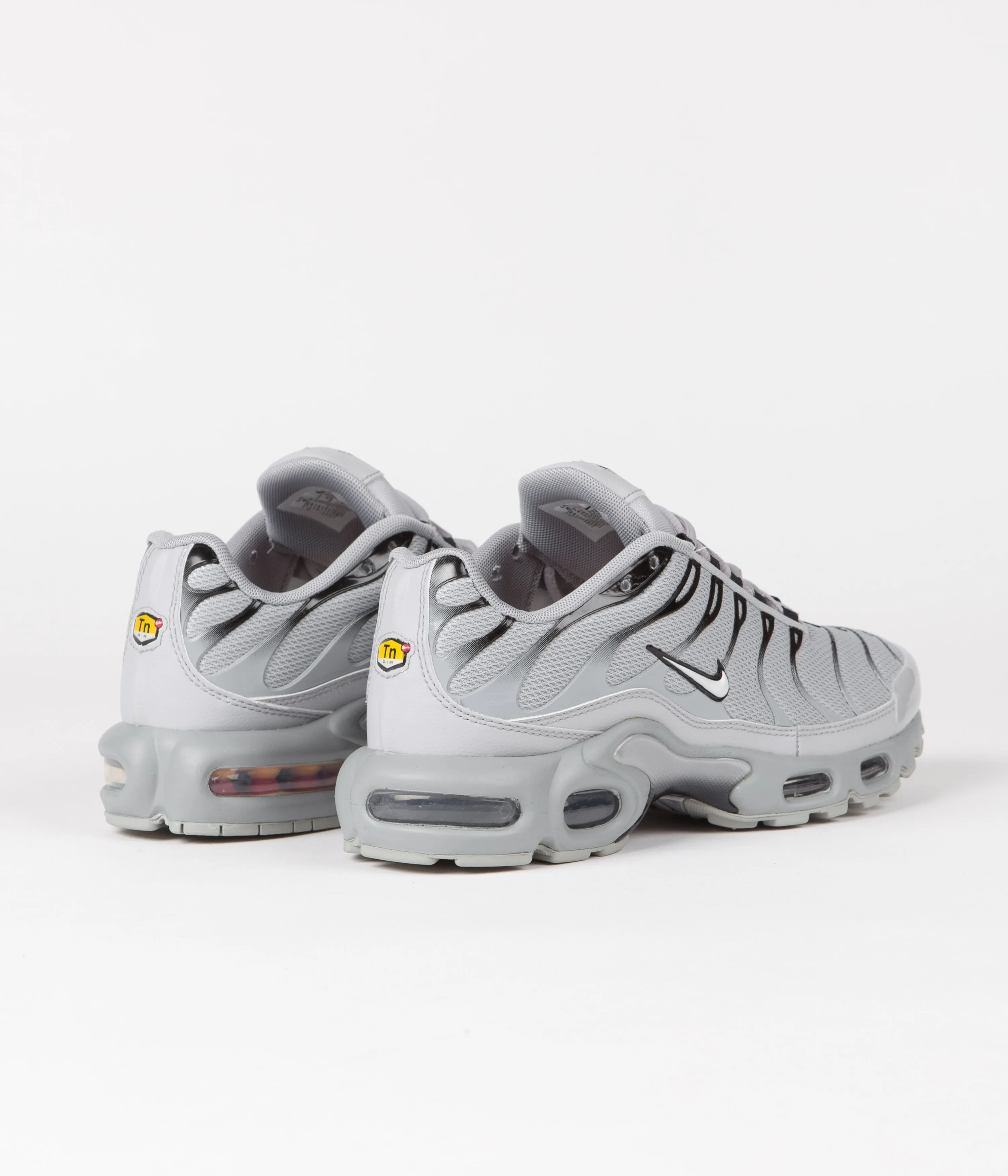 Nike Air Max Plus Shoes - Wolf Grey / White - Black