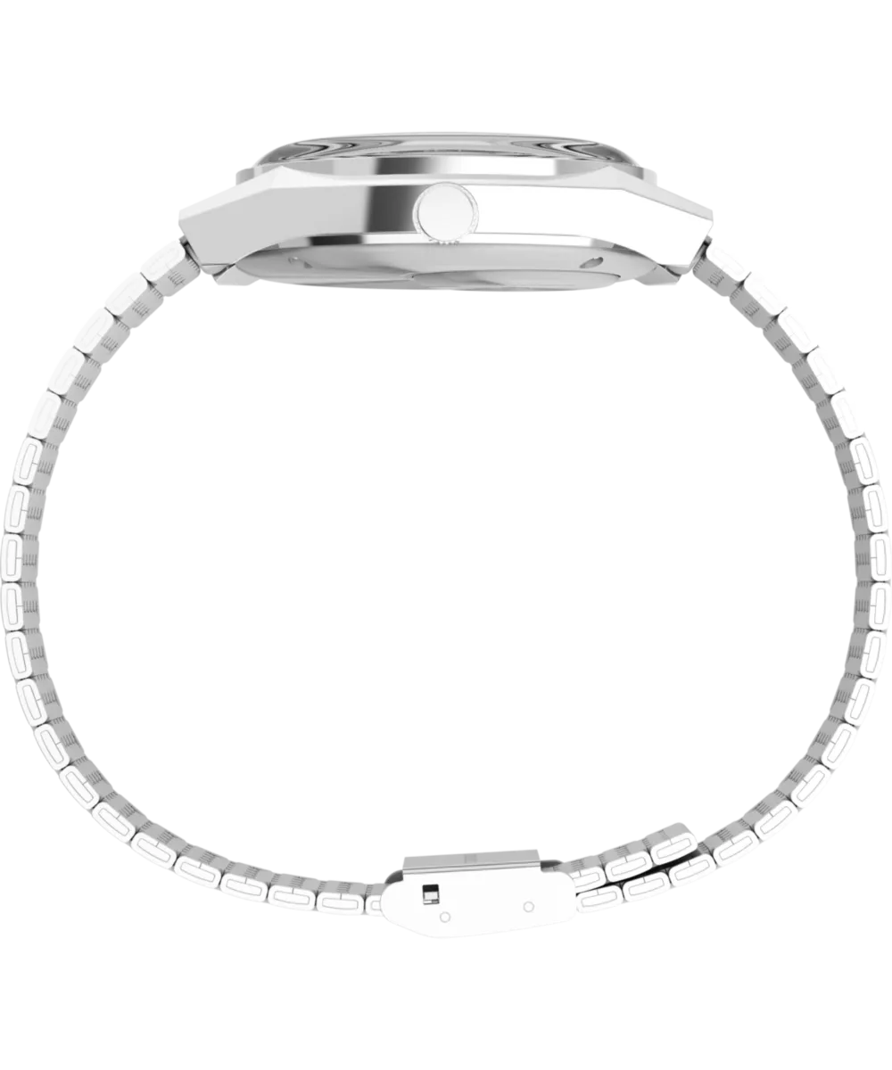 Q Timex® Falcon Eye 38mm Stainless Steel Bracelet Watch 