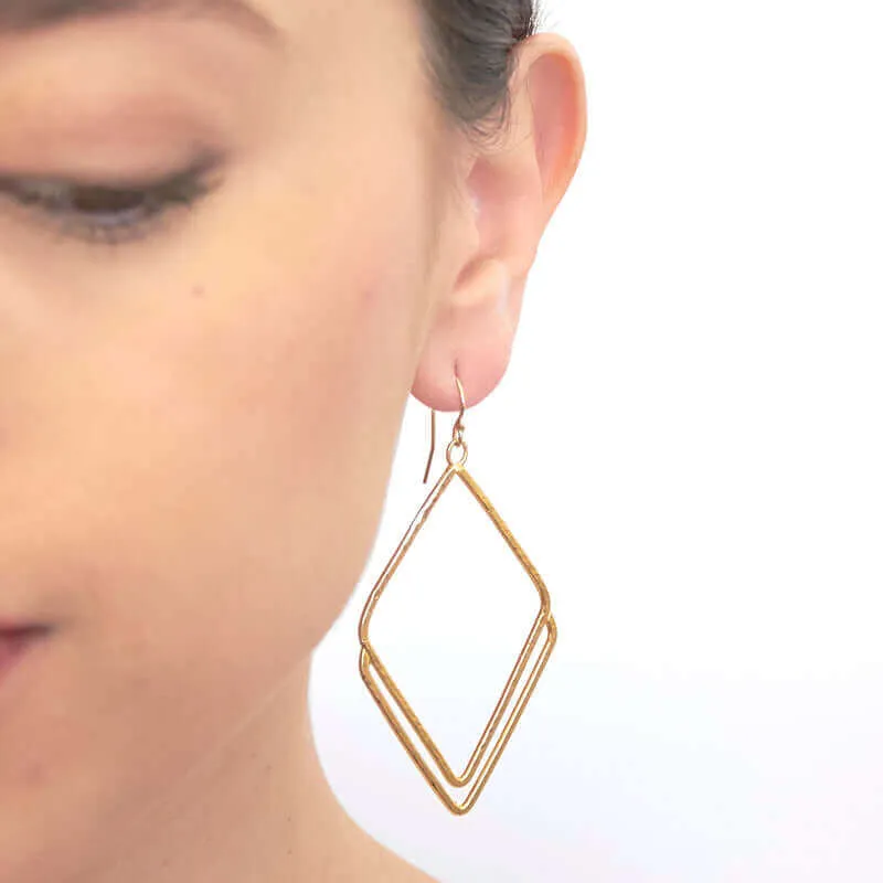 RISA SILVER HOOP EARRINGS