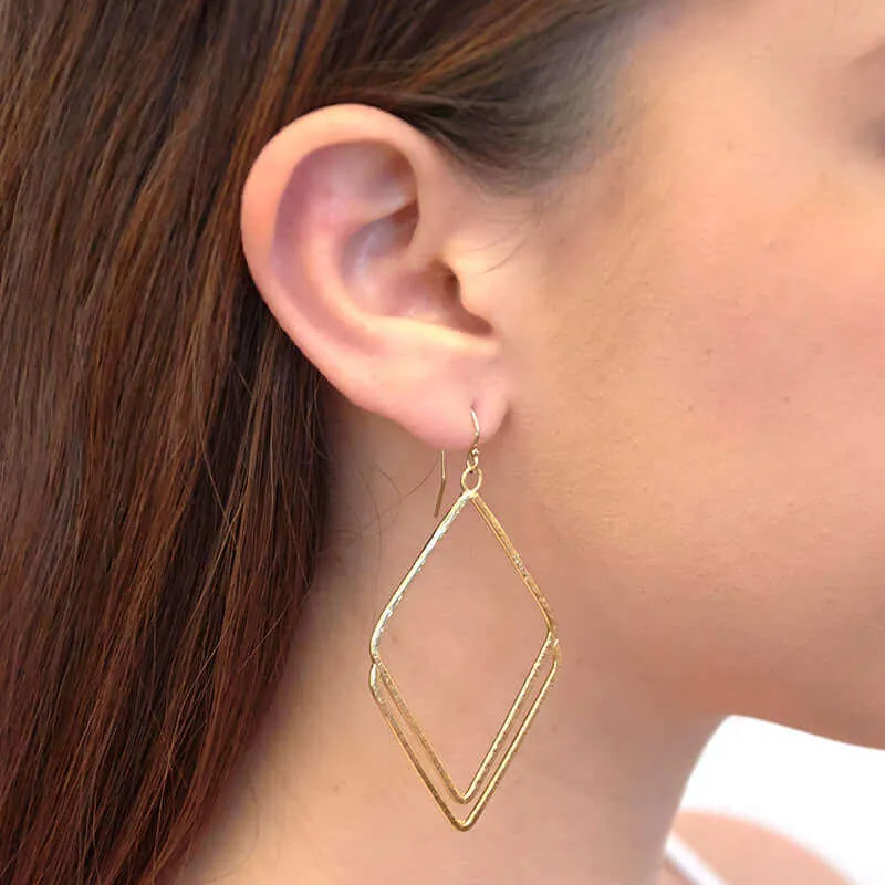 RISA SILVER HOOP EARRINGS