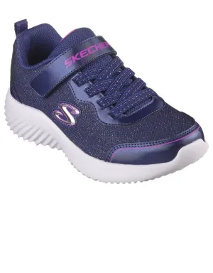 Skechers 303528L NVY Bounder - Girly Groove Navy