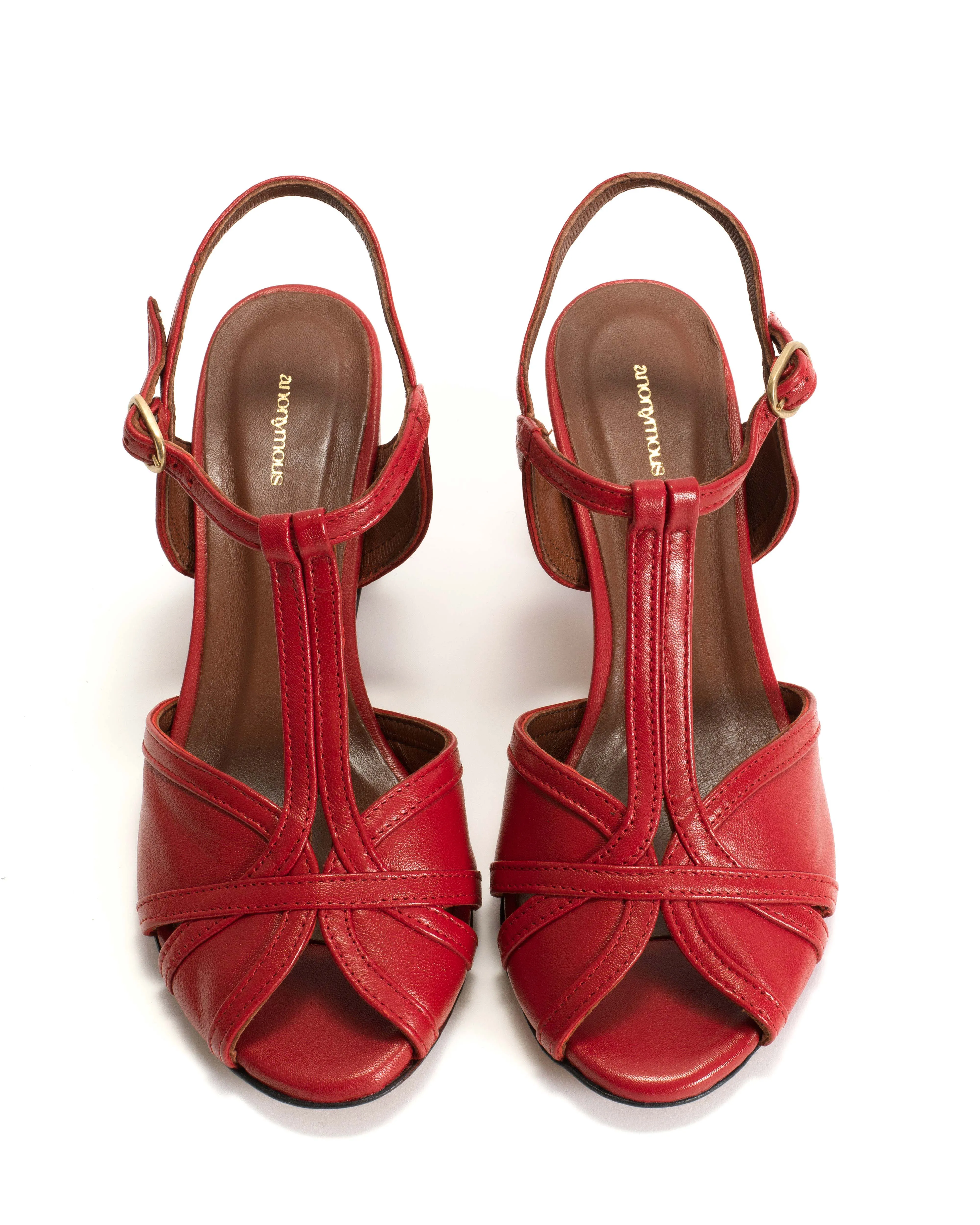Therese 55 Shiny lamb Ruby red