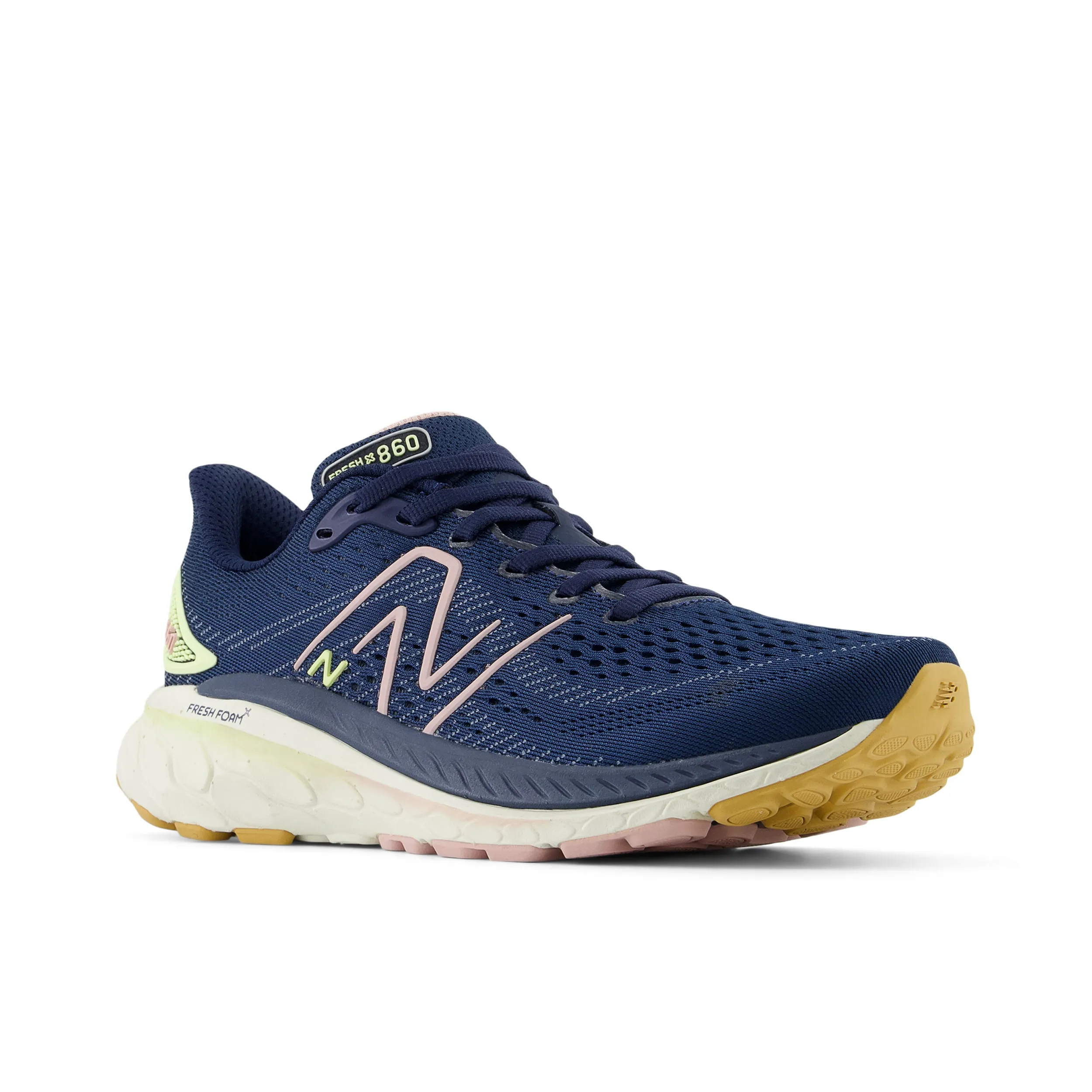 Women’s Fresh Foam X 860 v13 (A - Navy/Orb Pink/Vintage Indigo)